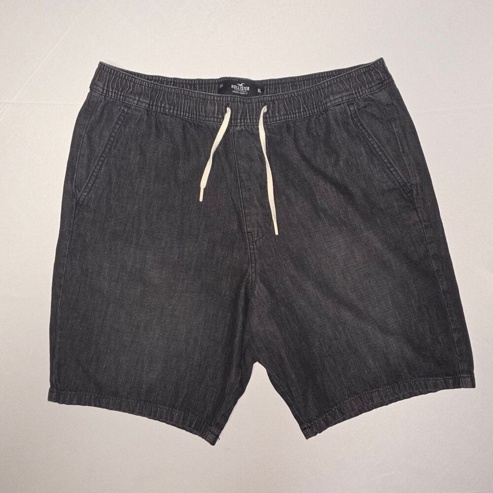 Hollister Jogger Shorts Mens 9” dark denim Size XL